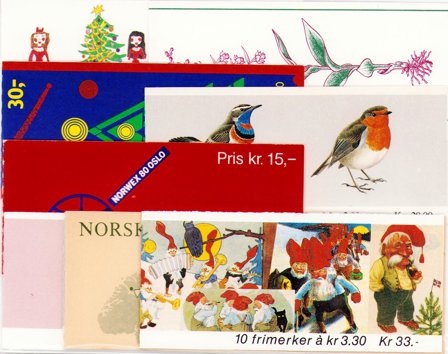 Norge - Hæfter - Frimærkepakke - Postfrisk