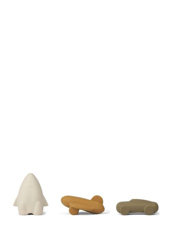 Liewood Jacob Bath Toys 3-Pack - Cream - ONE SIZE