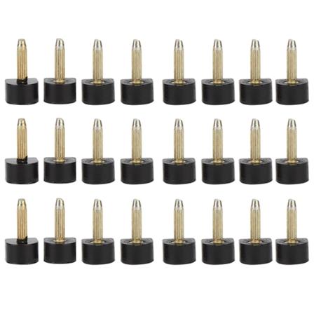 24 stk. Hæludskiftningstips Skridsikker Sko Reparation Hæltappe Beskytter (10 * 10 mm)
