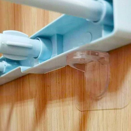 12 Pakk Selvklebende Plast Hyllebraketter for Skap, Klar