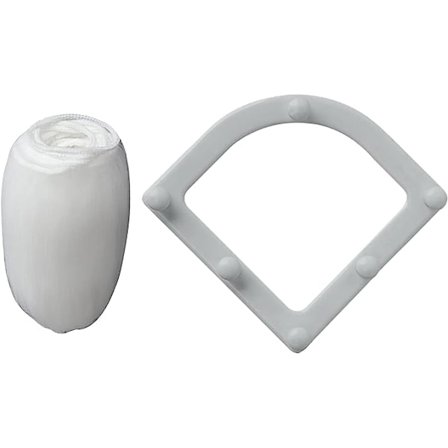 Nettingpose Dreneringsvask Kjøkken Basseng Engangsfiltre Filtre Søppelkjøkken, Spisestue og bar (grå, One Size)