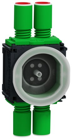 Schneider Electric IMT80257 Apparatboks 32 mm 4 stusser, Installasjonsmaterial