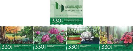 Ungarn - Botanisk have - Postfrisk sæt 5v