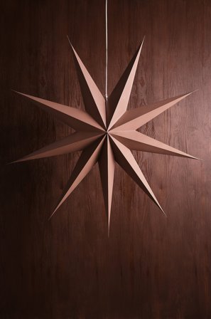 Jotex - ANDROMEDA adventsstjerne ø 150 cm Brun - Kjøp Julestjerner hos Jotex