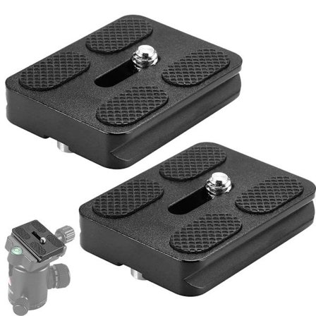 Snabbkopplingsplatta adapter 2 st snabbkopplingsplatta kamerastativ