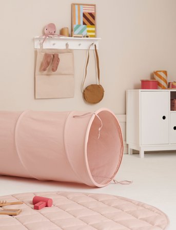 Kid's Concept Play Tunnel Light Pink - Pink - ONE SIZE