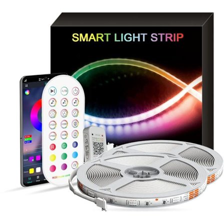 LED-remsa - Utomhus LED-remsa 30M, Vattentät Utomhus LED-remsa, RGB Självhäftande Vattentät Utomhus LED-remsa med Smart App, Utomhus LED för LED P