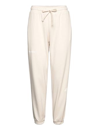 Nb Essentials Sweatpant Sweatpants Mjukisbyxor Creme New Balance