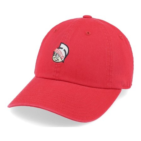 American Needle - Rouge unconstructed Casquette - Hankyu Braves Mirco Slouch Red Dad Cap @ Hatstore