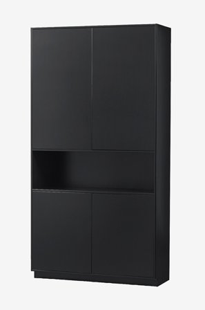 WOOOD - Skænk/opbevaringsskab Finca - Sort - Skabe - Fra Homeroom