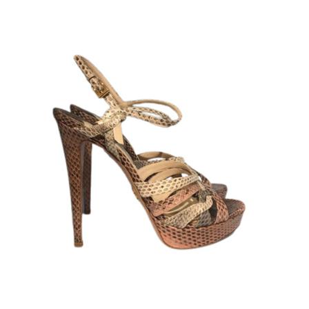 Prada Vintage Pre-owned sandales Brun, Dame Vintage Sko, Størrelse: 38 EU