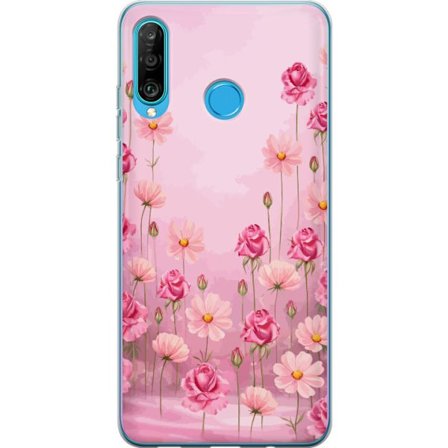 Yhteensopiva Puhelinkuori Huawei P30 lite Petal Reverie Soft Blush