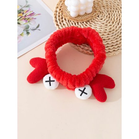 Creative Face Wash Hair Band Cute Cartoon Crab Headband Cute Funny Hair Hoop