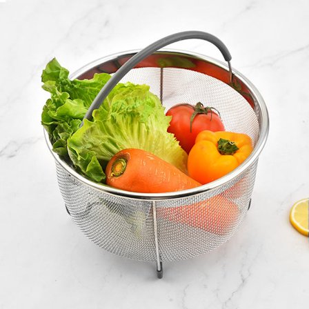 Höyrystin Instant Pot -painekattilaan, harmaa