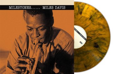 Milestones (orange marble vinyl) Miles Davis