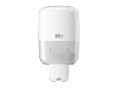 Tork Dispenser för tvål och lotion, vitt, plast, 500ml 206 x 112 x 114mm - Lyreco - Städ och hygien - Tvål och hygien - Hygiensystem - Tork