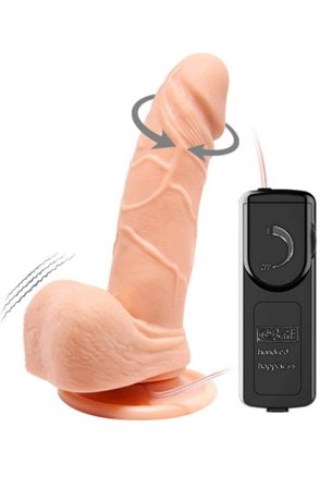 Baile Multi-Speed Vibration Dildo 15 cm - Woome.pl