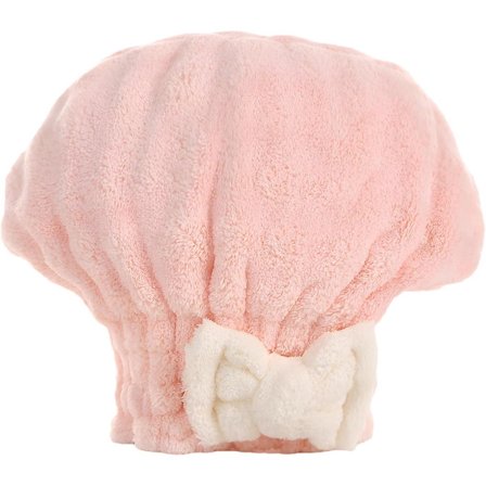 ING Mikrofiber Hårbånd Håndkle Ekstra Mykt og Absorberende Hårturban for Kvinner Hurtigtørkende Rosa for Jenter og Kvinner Dusj Etter Svømming