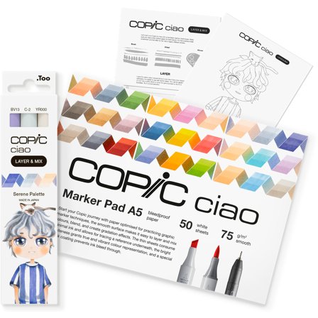 Copic Ciao Layer & Mix Manga Starter Set Serene