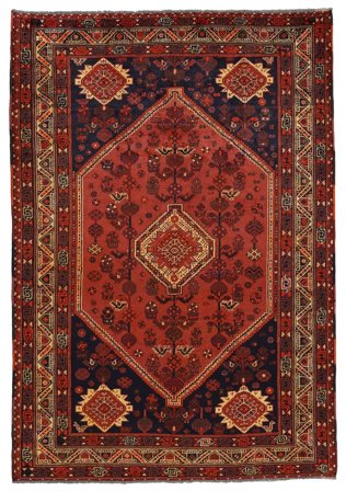 Tapis Shiraz 206X302 (Laine, Perse)