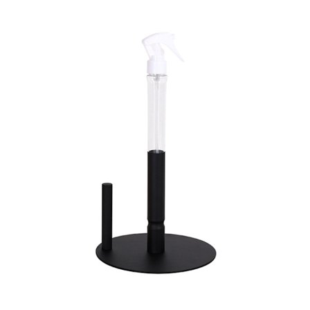 Rullholder i rustfritt stål for kjøkken, papirhåndkleholder med sprayflaske, frittstående kjøkkenpapirholder for benkeplate