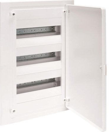 Hager VF312PS Kapsling med dør, innfelt, IP30 3 x 12 moduler, Elfordeling & strømforsyning
