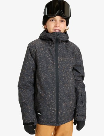 Quiksilver Mission Printed Youth Jk - Black - 128