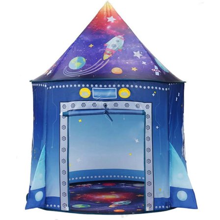 Legetelt til børn / børnetelt – Raket Pop-up Legehus, Stort Rumskib til Drenge, Bærbar Fødselsdagsgave_TF_TF