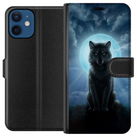 Kompatibelt Plånboksfodral till Apple Apple iPhone 12 Varg