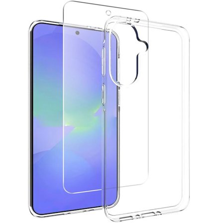 Samsung Galaxy A37 5G TPU Case + 2.5D Screen Protector - Transparent