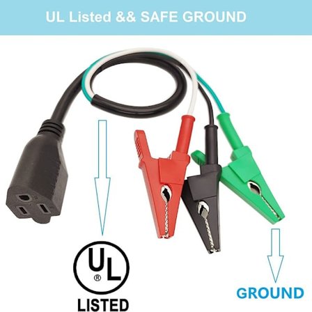 VVS-adapter Sladd Kretsbrytare Finder Alligator Clip