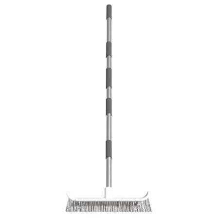 Böjd golvborste med långa skaft Multipurpose skurborste för golvspalter