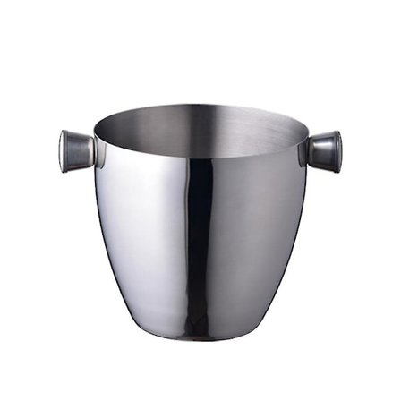 Kjølebeholder i rustfritt stål med dobbel vegg for vin, champagne, tilbehør