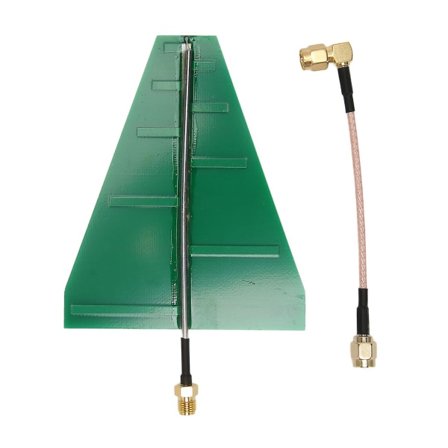 Uwb Ultra Wideband Log Periodic Antenna 1.35ghz9.5ghz 15w 56db broadcast antenna with adapter cable