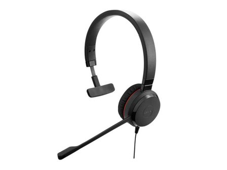 JABRA Headset Evolve 20 MS mono USB-A - Lyreco - Kontorsmaskiner - Headset och telefoner - Headset - Sladd