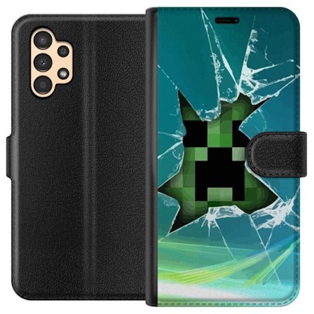 Yhteensopiva Lompakkokotelo Samsung Galaxy A13 MineCraft