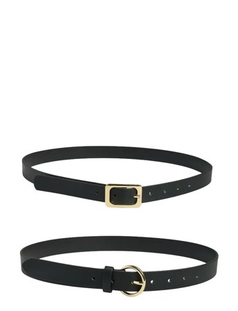 Pieces Pcjilane 2-Pack Jeans Belt - Black - 85