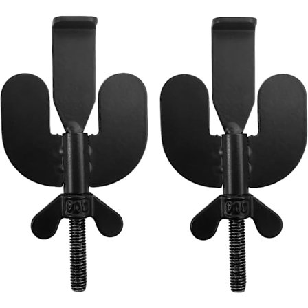 2 stk. bærbar dørstopper, dørstopper til hoveddør, dørstopper til soveværelse, anti-ulve-låseanordning, rejse, indvendig dørstopper til hotel, hjem, 