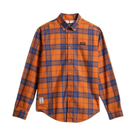 Napapijri Shirt Orange, Herre Skjorter, Størrelse: M