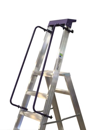 Skeppshultstegen 300-21 Håndløper til trappstige 5050 og lagerstige 300 1,5 meter, Stiger & stillaser