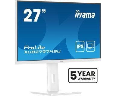 iiyama 27" WHITE IPS-panel,