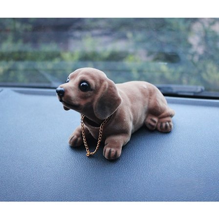 Bobble Head, Bildekorasjon Nikkende Hunde Ornamenter Høy Emulering Kreative Hund Dashboard Håndverk Hundeelsker Gave