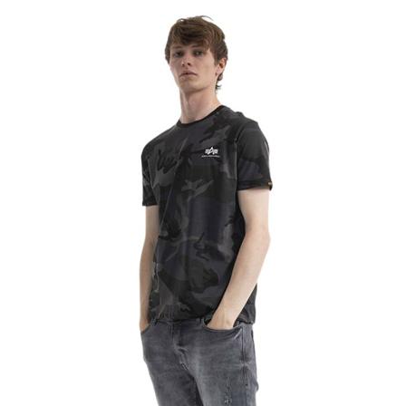 Alpha Industries, Koszulka męska Backprint T Camo 128507C 125 S Szary, Mężczyzna, Rozmiar: L