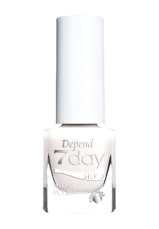 Depend 7day Hybrid Polish Sweden Nagellack Dam Vit 5 ML