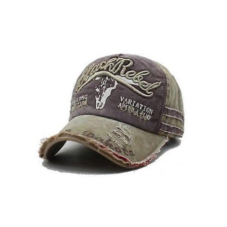 Baseballkasket Justerbar Rebound Baseballkasket Bomuldskasket Retro