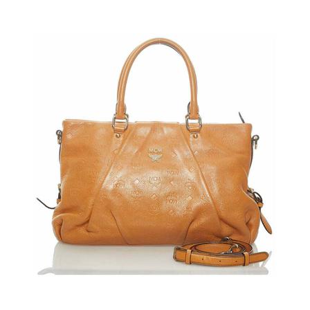 MCM Pre-owned, Pre-owned Handbags Oranje, Dames, Maat:ONE Size