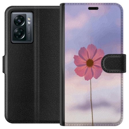 Plånboksfodral till OnePlus Nord N300 med Rosa blomma