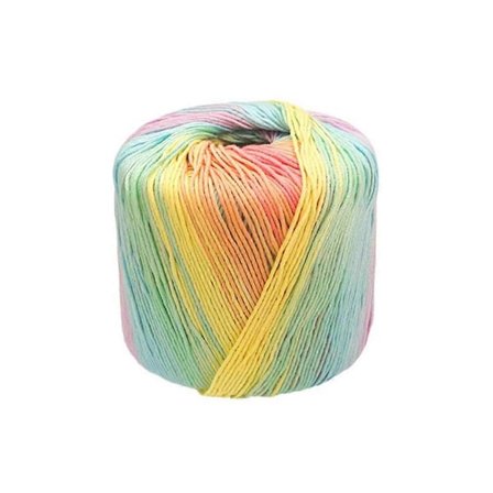 40G/Nystan Färgglatt Spetsbomullsgarn Segmentfärgat Gradientgarn DIY Handstickning Virkning Kläder Docka Spetsgarn B