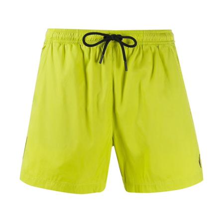 Marcelo Burlon Cross Logo Swim Shorts Gul, Herre Badeshorts