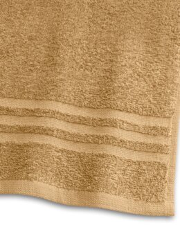 Frottéhåndklæde Basic Gul